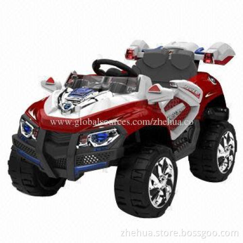 Kid's electric R/C ride-on car with open-door function